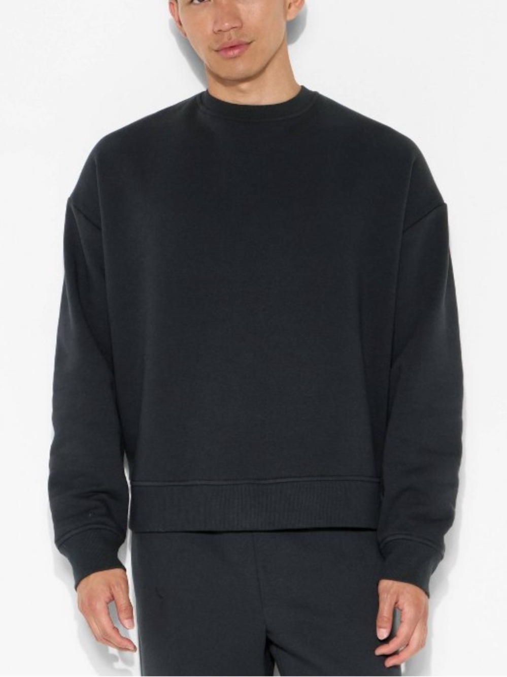 Original use fleece crewneck sweatshirt black NWT p